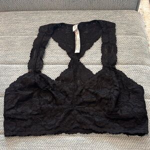 Free People Black Lace Bralette. This is just sexy!
